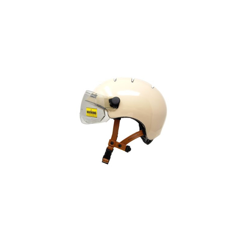 Casque urbain avec visière Kask 4 aérations Taille L Champagne