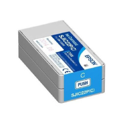 Epson SJIC22P(C): Ink cartridge for ColorWorks C3500 (Cyan)