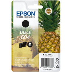 Epson 604 Original Druckerpatrone Schwarz C13T10G14010 Ananas Tinte
