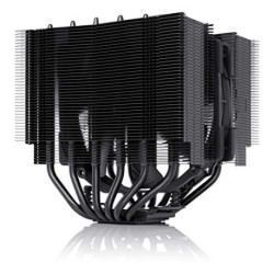 Noctua NH-D15S chromax.Black, Ventirad CPU Format Double Tour avec NF-A15 PWM 140 mm Ventilateur (Noir)
