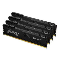 Kingston FURY Beast 32GB (4x8GB) 3600MHz DDR4 CL18 Mémoire Kit pour PC Kit de 4 KF436C17BBK4/32
