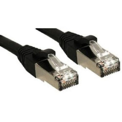 LINDY Câble réseau patch cat.6 S/FTP PIMF Premium - cuivre - LSOH - 500MHz - 7,5 m - noir