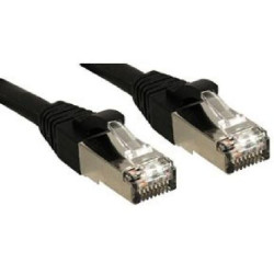 LINDY Câble réseau patch cat.6 S/FTP PIMF Premium - cuivre - LSOH - 500MHz - 15 m - noir