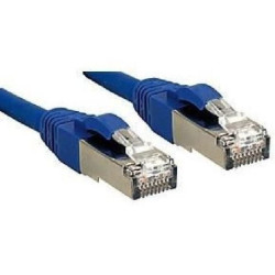 ﻿LINDY Câble réseau en cuivre - 6A S/FTP - LSOH - 500MHz - 15 m - Bleu