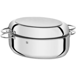 ZWILLING Roaster avec Couvercle, Adapté à la Chaleur à Induction, Acier Inoxydable, 8,5 L, Plus