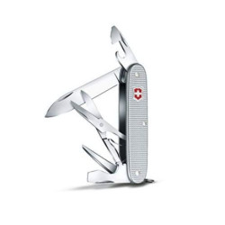 Couteau de poche Victorinox Pioneer X (9 fonctions, poinçon alésoir, ouvre-boîtes) alox