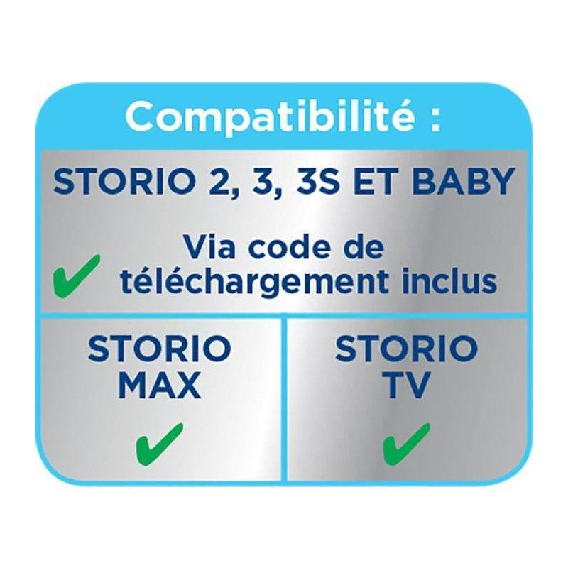 lot console tablette enfant Storio Max baby Vtech + jeux - VTech