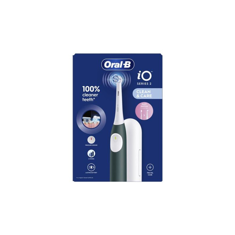 Brosse à dent électrique - IO2FORESTGREEN Brosse à dent électrique - IO2FORESTGREEN