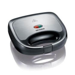 Severin SA 2969 Sandwich-Toaster, ca. 600 W, schwarz/edelstahl