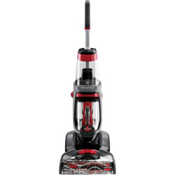 Bissell Revolution 2x ProHeat machine de nettoyage de tapis Marcher derrière Profond Rouge, Titane