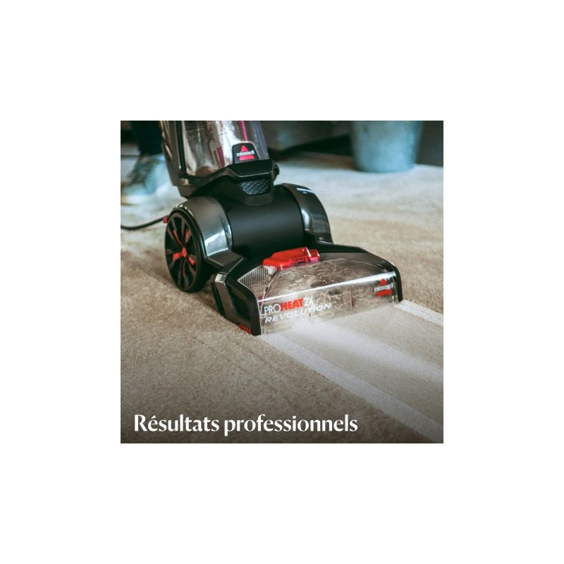 Bissell Revolution 2x ProHeat machine de nettoyage de tapis Marcher derrière Profond Rouge, Titane Bissell Revolution 2x ProHeat machine de nettoyage de tapis Marcher derrière Profond Rouge, Titane