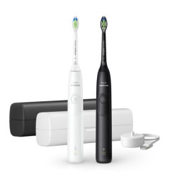 Philips Toothbrush HX7109 01 Sonicare 5300 Duopack black Schwarz and white (HX7109/01)