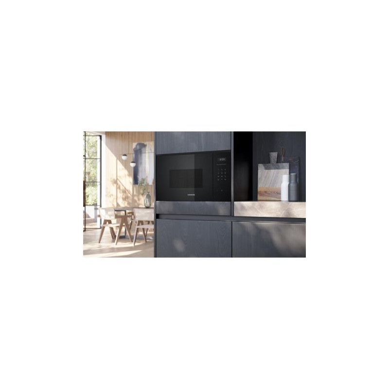 Siemens iQ500 BE555LMB1 micro-onde Noir Micro-ondes grill Intégré 25 L 900 W Siemens iQ500 BE555LMB1 micro-onde Noir Micro-ondes grill Intégré 25 L 900 W