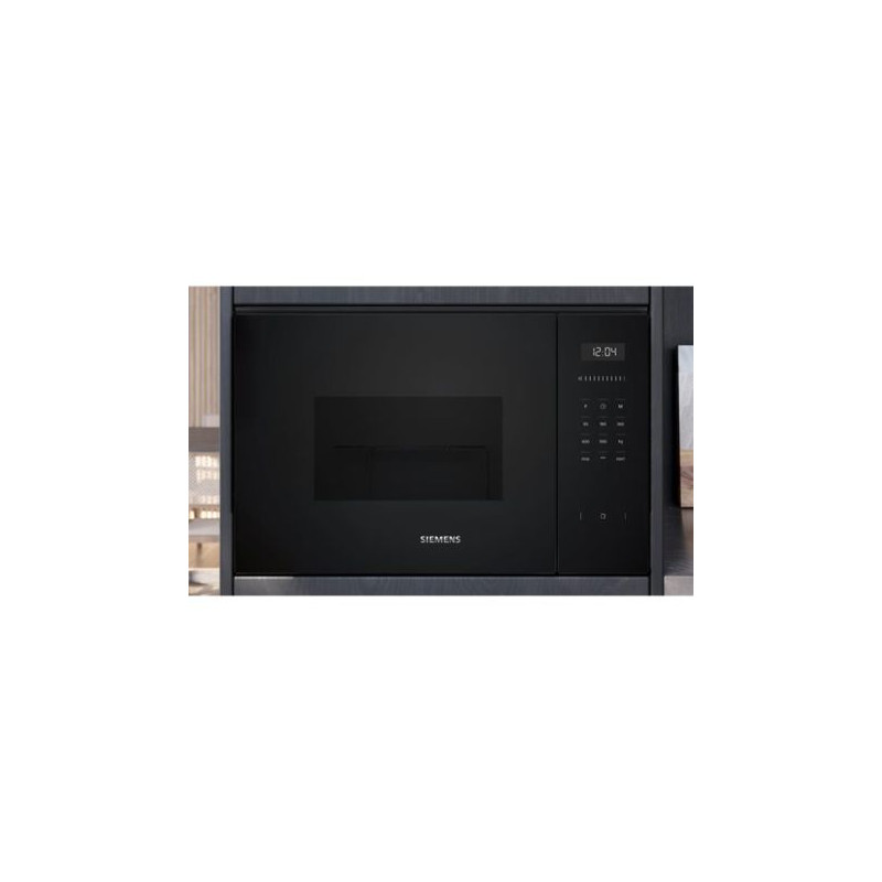 Siemens iQ500 BE555LMB1 micro-onde Noir Micro-ondes grill Intégré 25 L 900 W Siemens iQ500 BE555LMB1 micro-onde Noir Micro-ondes grill Intégré 25 L 900 W
