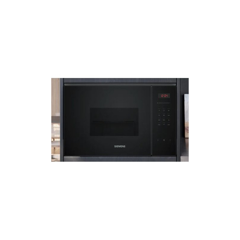 Siemens iQ300 BE523LMB1 micro-onde Noir Micro-ondes grill Intégré 20 L 800 W Siemens iQ300 BE523LMB1 micro-onde Noir Micro-ondes grill Intégré 20 L 800 W