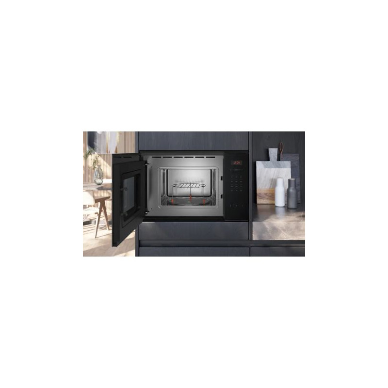 Siemens iQ300 BE523LMB1 micro-onde Noir Micro-ondes grill Intégré 20 L 800 W Siemens iQ300 BE523LMB1 micro-onde Noir Micro-ondes grill Intégré 20 L 800 W
