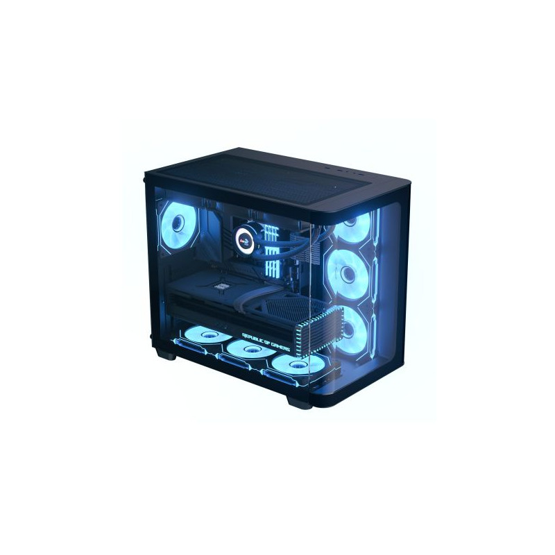 AeroCool Geh Midi P500C-G-BK-V1 o.N. Full Tempered Glas B AeroCool Geh Midi P500C-G-BK-V1 o.N. Full Tempered Glas B