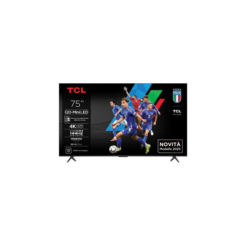 TCL 75C69K TV 190,5 cm (75") 4K Ultra HD Smart TV Wifi Métallique TCL 75C69K TV 190,5 cm (75") 4K Ultra HD Smart TV Wifi Métallique