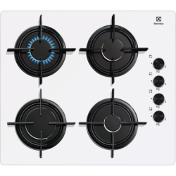 EGT6042NVW-ELECTROLUX Plaque de cuisson Gaz Série 300 Gas on Glass 60 cm Plaque gaz