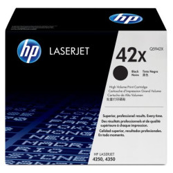 HP Cartridge No 42X HP42X HP 42X Black Schwarz HC (Q5942X)