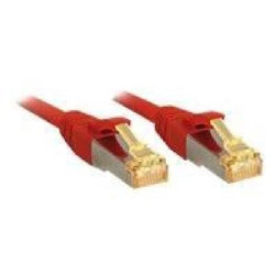 ﻿LINDY Câble réseau CAT 7 Lsoh - Cuivre - 6000MHz - 7,5m - Rouge
