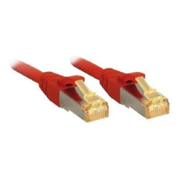 LINDY Câble réseau CAT 7 Lsoh - Cuivre - 6000MHz - 15m - Rouge