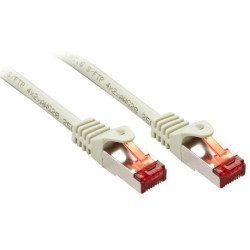 LINDY Patchkabel Cat6 SFTP Basic hellgrau 0.50m