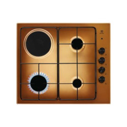 EGL62821OT-ELECTROLUX Plaque de cuisson Mixte gaz/électrique Mixed 60 cm Plaque mixte