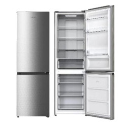 Réfrigérateur combiné 400l inox