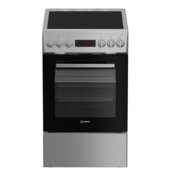 Cuisinière vitrocéramique Indesit I5V5LCS Silver