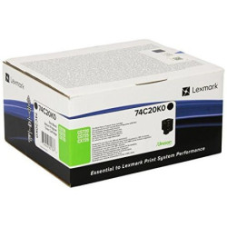 Lexmark 74C20K0 Cartouche de toner 1 pièce(s) Original Noir
