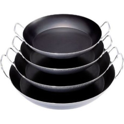 DE BUYER -5023.47 -coupe speciale paella tole bleue 2 a.ø47