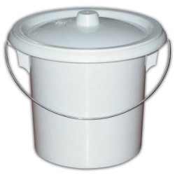 Seau toilette adulte crème