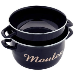 Marmite à moules 24 cm Noire