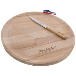 Plateau à pizza 33 cm + couteau - Les Couteaux à la Française