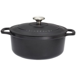 Cocotte en fonte ronde 10 cm Noir - Sublime