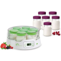 Yaourtière 7 pots + Lot de 6 pots supplémentaires - 8487