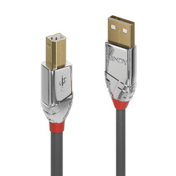 LINDY USB 2.0 Kabel Typ AB Cromo Line MM 1m