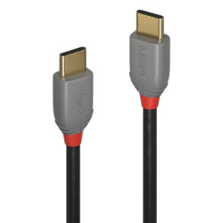 LINDY USB 2.0 Kabel Typ CC Anthra Line MM 1m