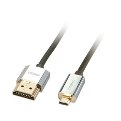 LINDY HDMI High Speed Kabel an Micro HDMI CROMO Slim 1m
