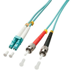 LINDY LWL-Duplexkabel LCST OM3 2m 50125Ãm Multimode