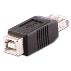 LINDY Adapter USB Typ AB FF A Kupplung an B Kupplung