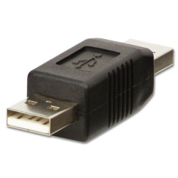 LINDY Adapter USB Typ AA MM A Stecker an A-Stecker