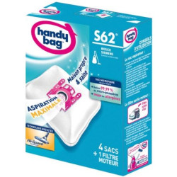 Sac aspirateur handy bag non tissé x4 bosch s62