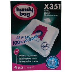 Sac aspirateur handy bag non tissé x4 hoover x351