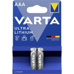 Pile cylindrique - Ultra Lithium - LR03 / AAA - lot de 2
