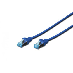 DIGITUS CAT 5e SFUTP Patchkabel, 5m, blau