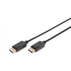 DIGITUS DisplayPort Anschlusskabel 2m UHD 4K St./St. schwarz
