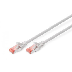 DIGITUS Patchkabel Cat6 SFTP 2xRJ45 20.0m grau Hebelschutz Polybeutel