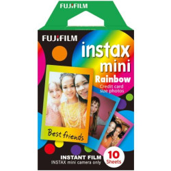Papier photo instantané Fujifilm FILM INSTAX MINI MONOPACK RAINBOW